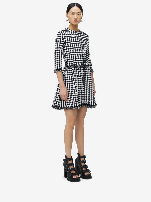 ALEXANDER MCQUEEN - Houndstooth Cardigan - Item 829315Q1BDB108